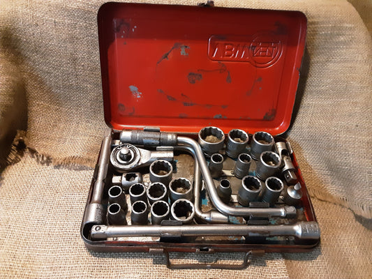 VBW Socket Set No.65. 1/2" Drive AF and Whitworth