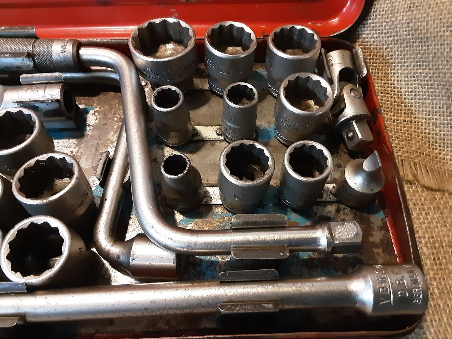 VBW Socket Set No.65. 1/2" Drive AF and Whitworth