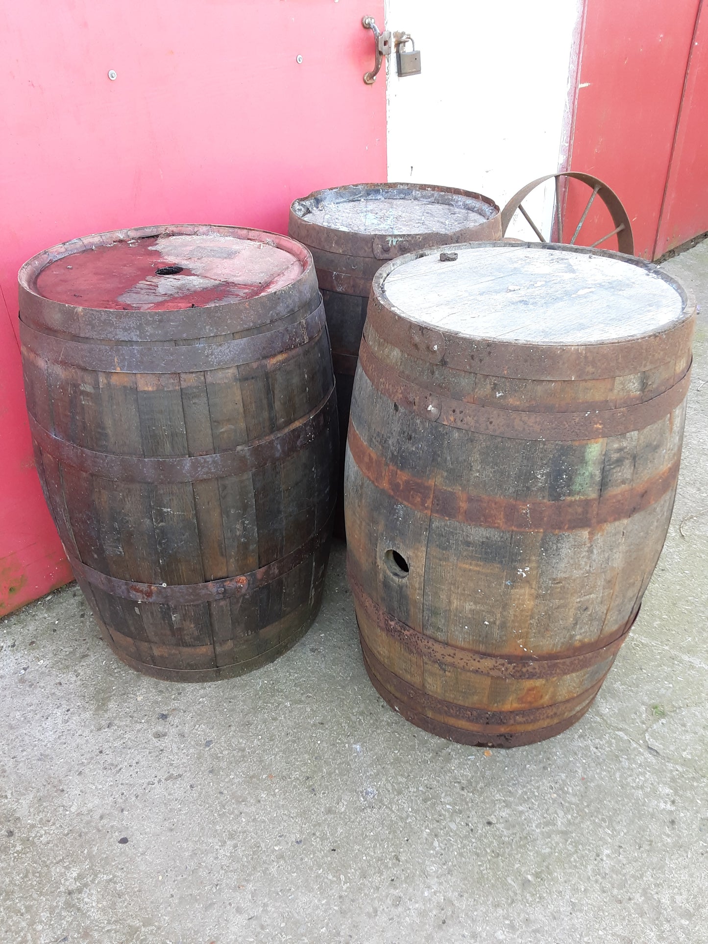 Full size Oak Barrels