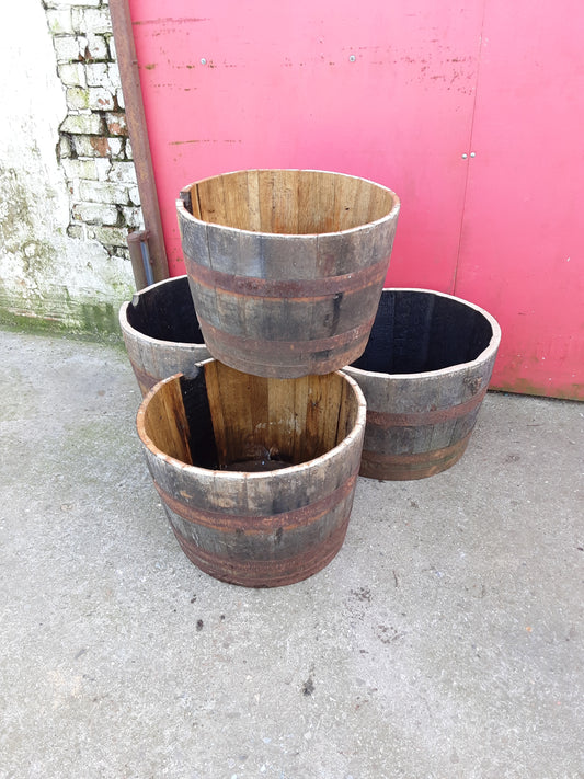 Half Barrel Planters