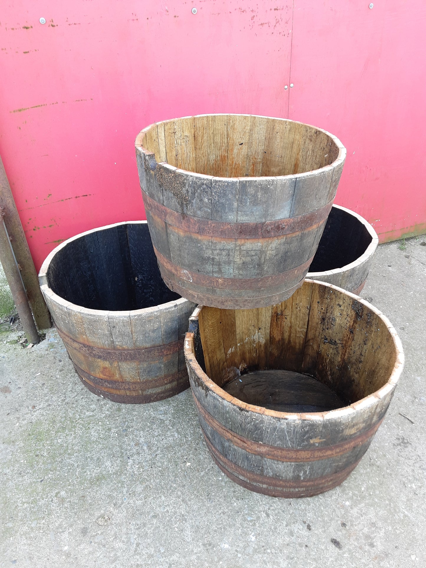 Half Barrel Planters