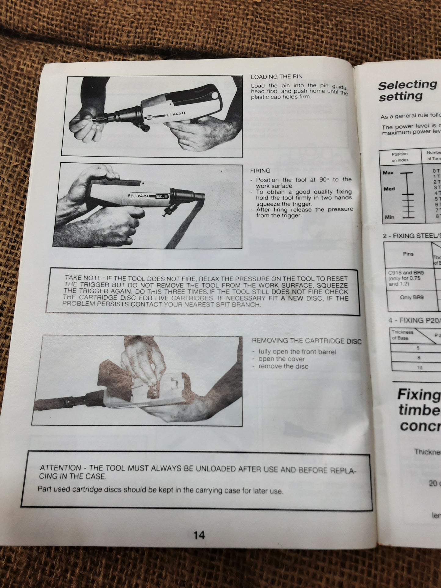 Spit P60 Cartridge Nail Gun