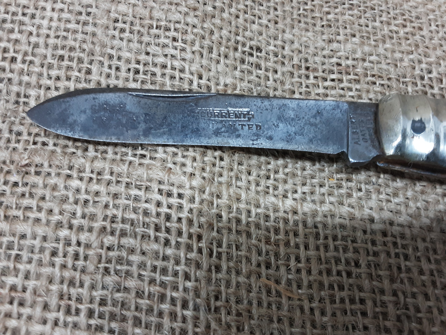 Single Blade Folding Knife Albert Oates