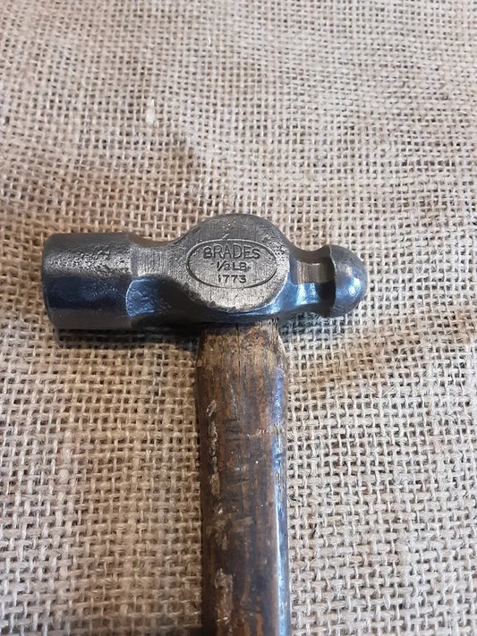 Vintage Brades 1/2 lb Ball Peen Hammer No. 1773